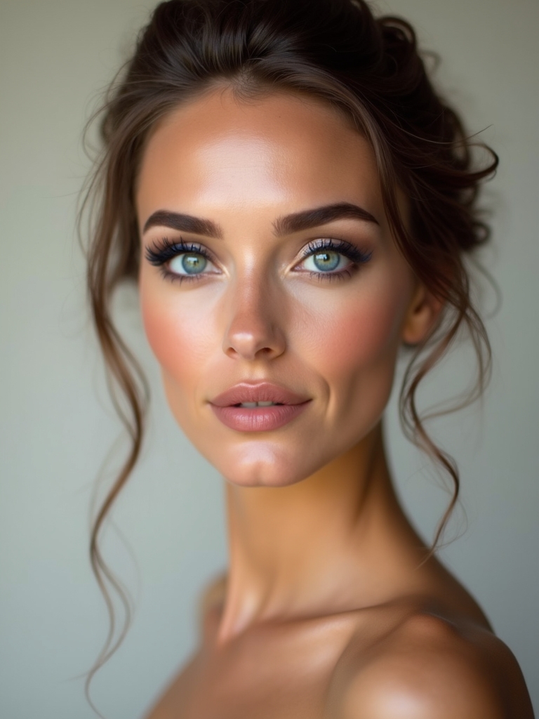 dazzling metallic eye makeup
