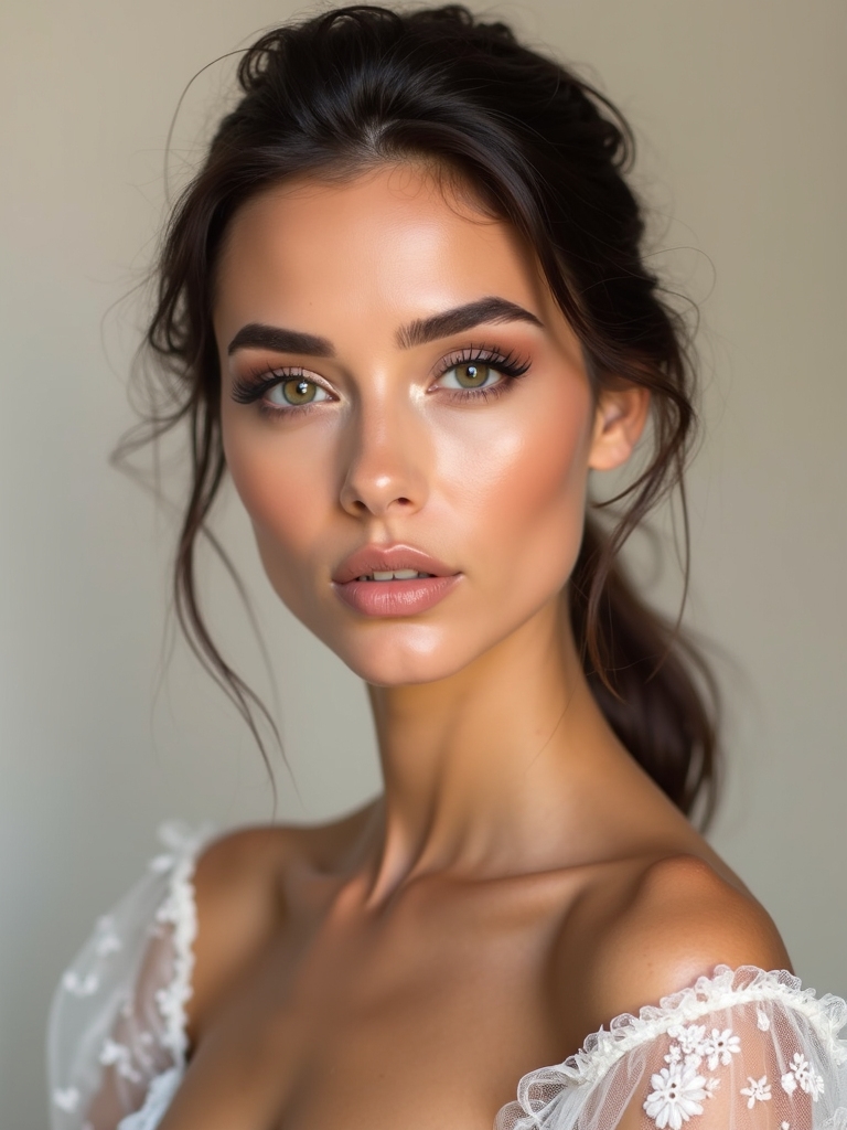 defined lashes light application