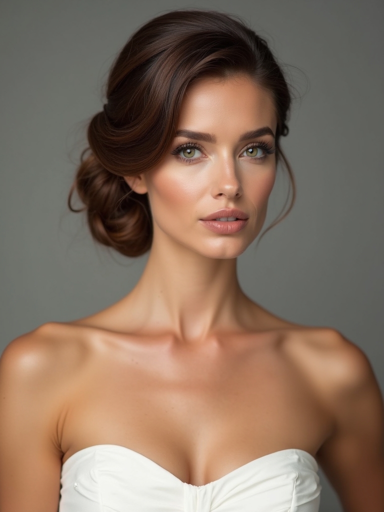 delicate textured chignons tutorial