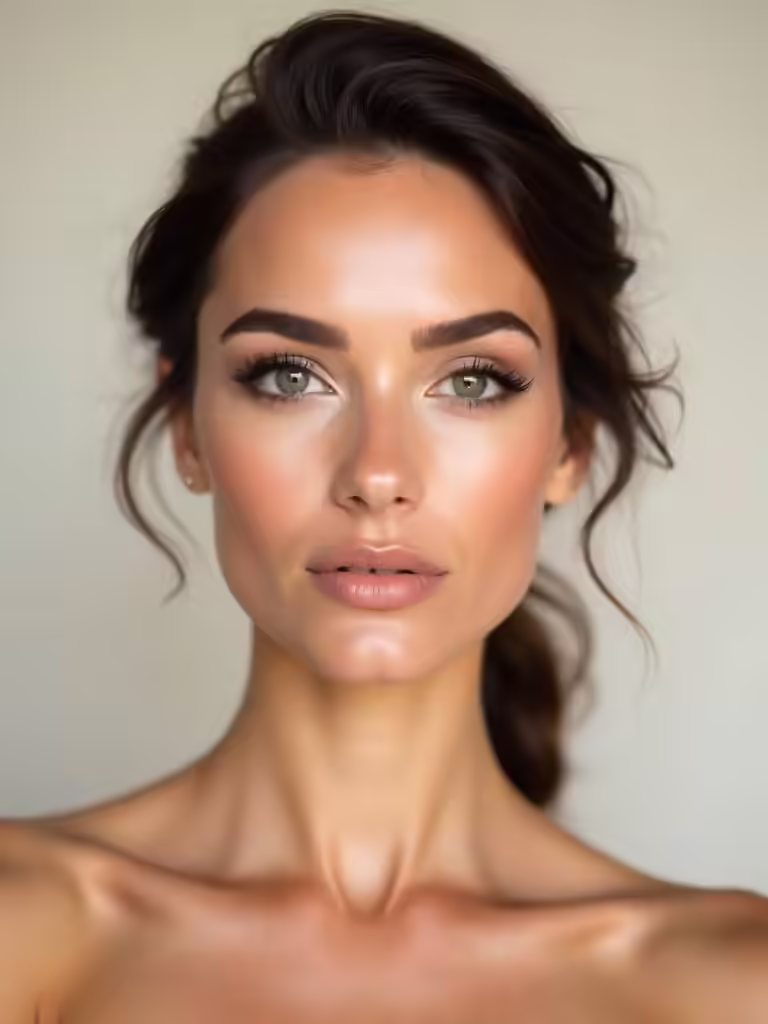 dewy glow bridesmaid makeup