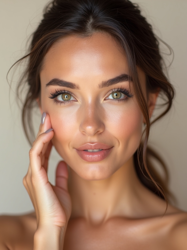 dewy or satin wedding glow