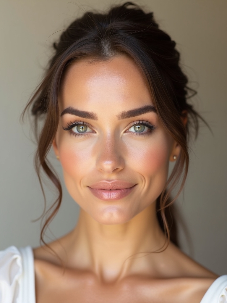 dewy skin bridesmaid makeup