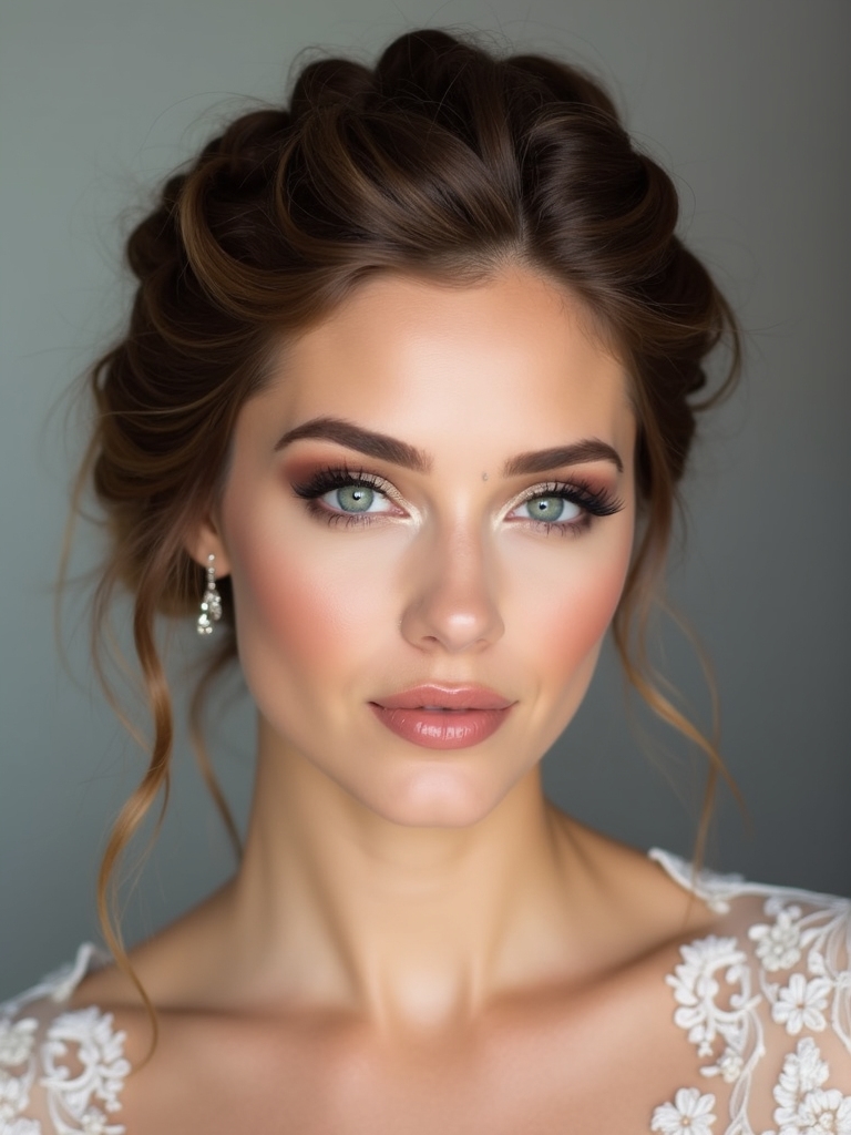 dramatic braided updos styles