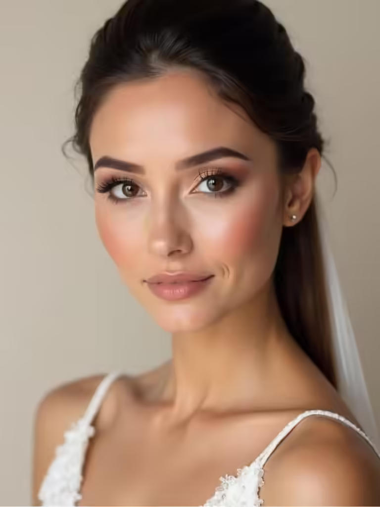 dramatic bridal makeup styles