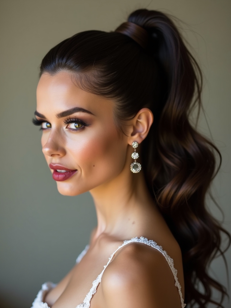 dramatic high ponytail essentials
