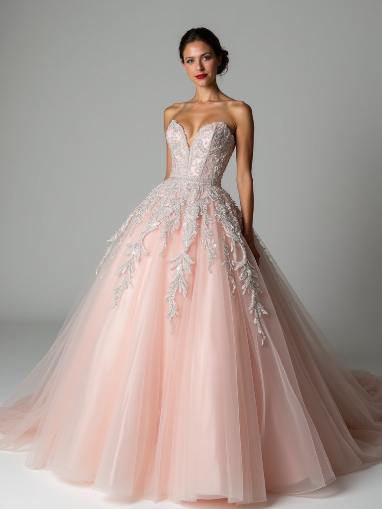 dramatic luxurious wedding gowns