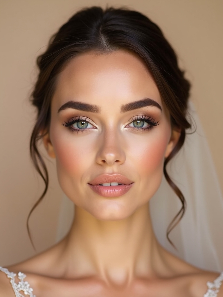 dreamy ethereal bridal makeup