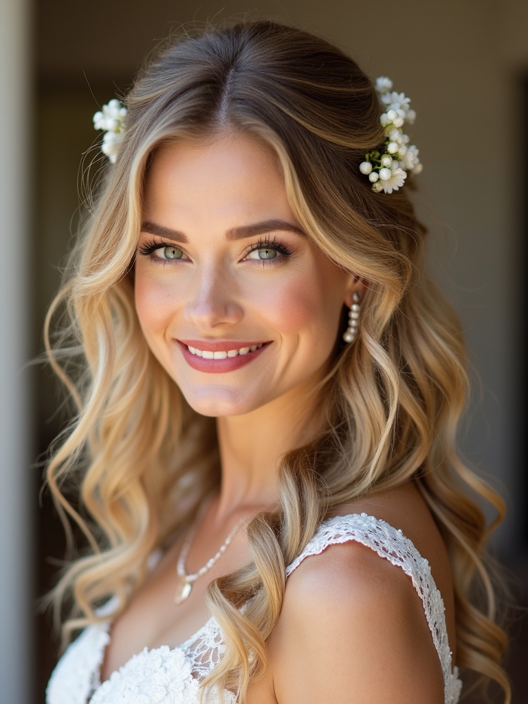 dreamy romantic loose curls