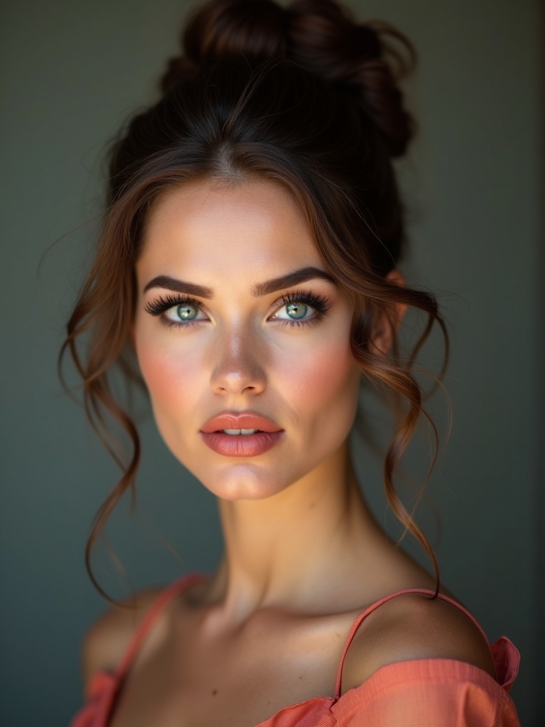 effortless airy bun style