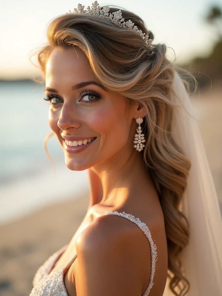 effortless beach wedding hairstyles