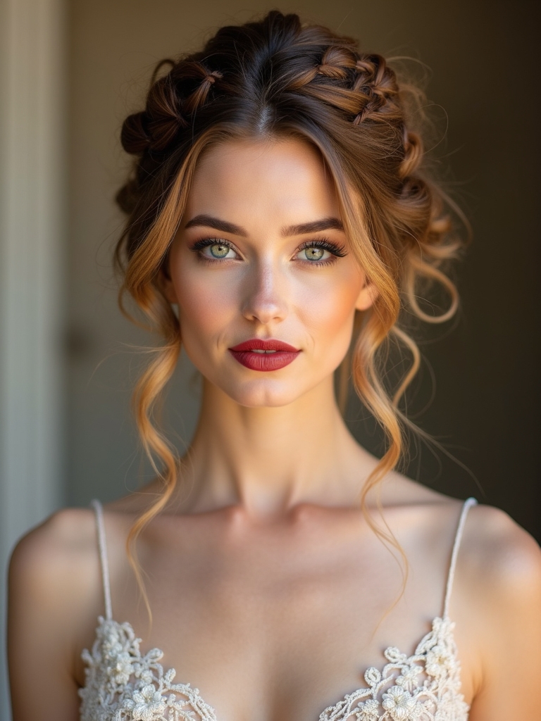 effortless boho braided crown