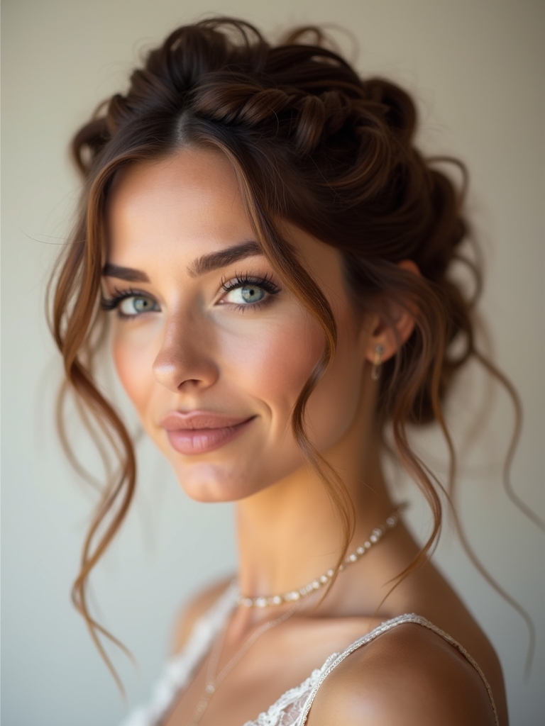 effortless boho bridal hairstyles