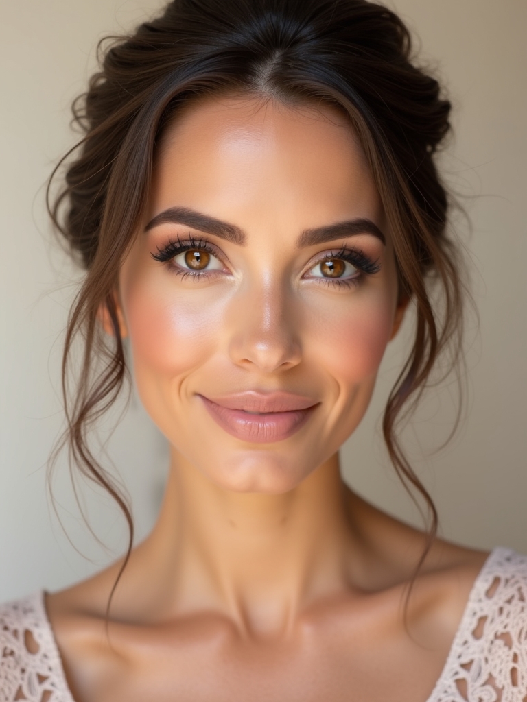 effortless bridal rosy nudes