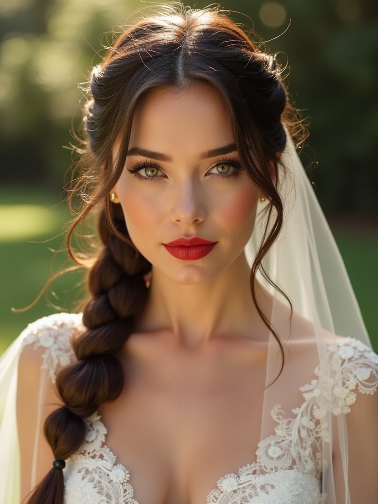 effortless cascading braid elegance