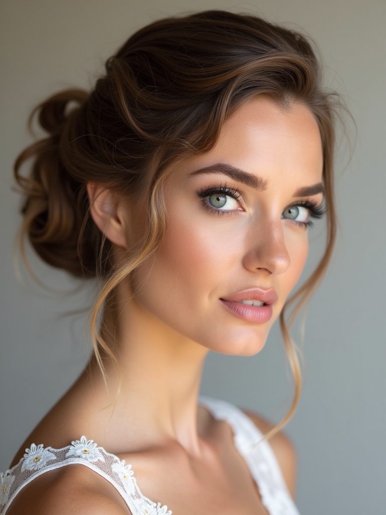 effortless classic bun style