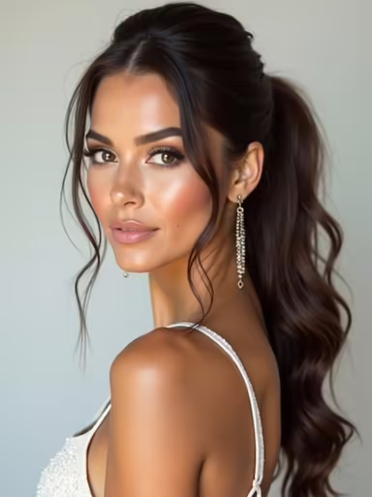 effortless engagement ponytail styles