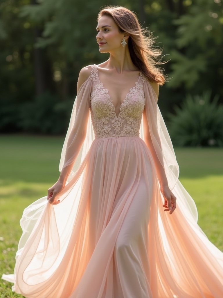 effortless flowing romantic elegance