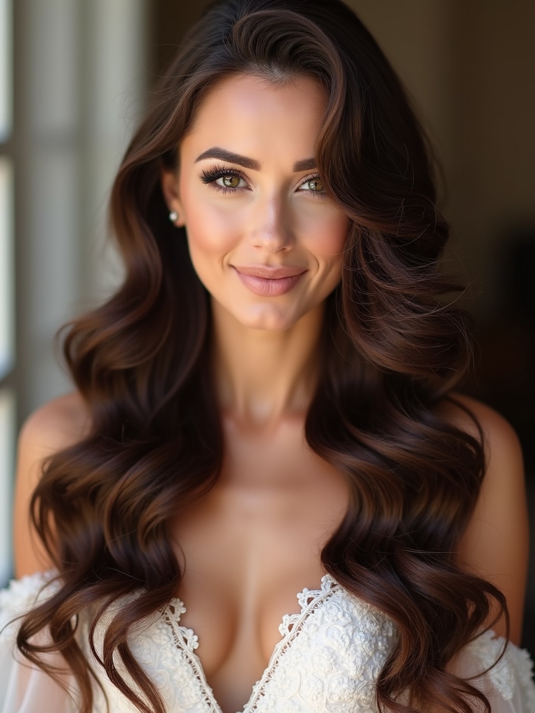 effortless glamour with curls