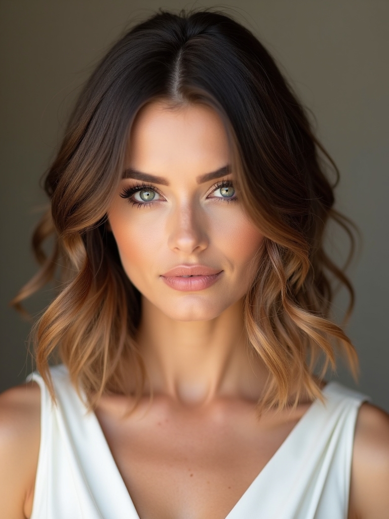 effortless half up bob elegance