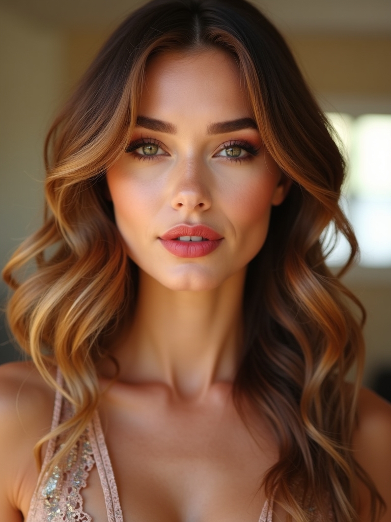 effortless half up hairstyle elegance