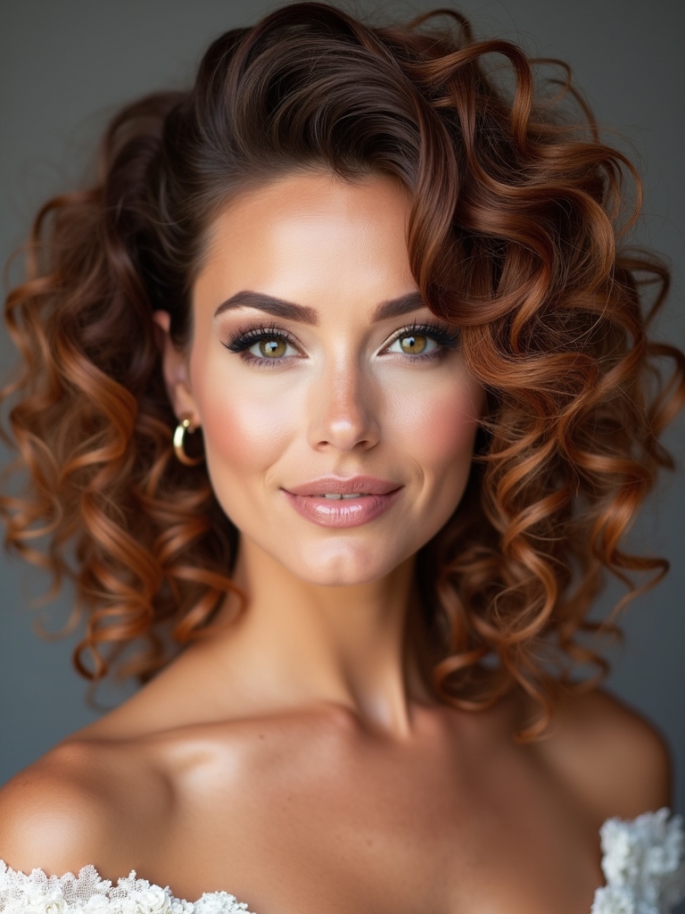 effortless hollywood glam curls