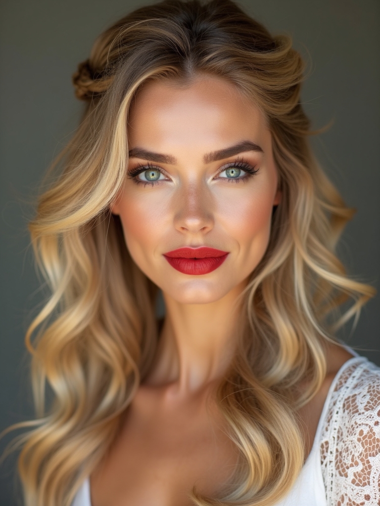 effortless medium length bridal hairstyles