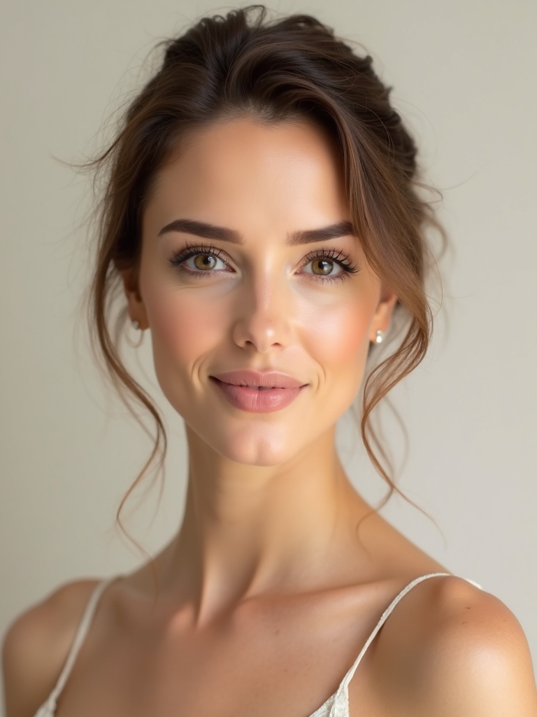 effortless natural bridal beauty