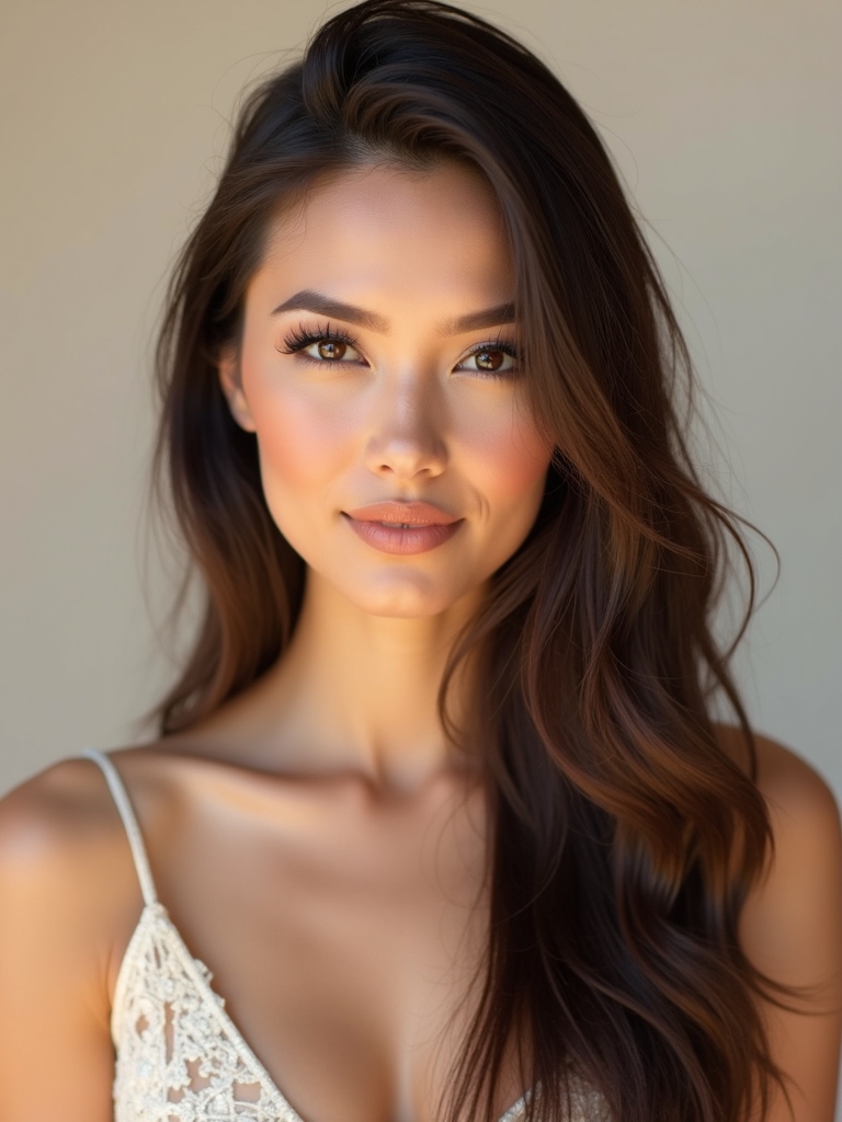 effortless natural glam look