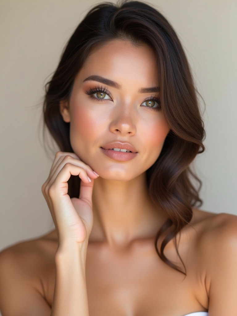 effortless natural wedding beauty