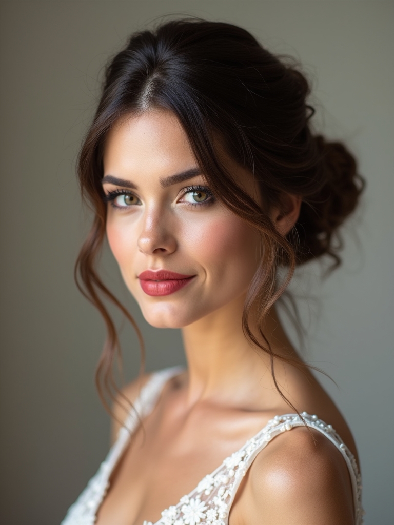 effortless polished messy bun