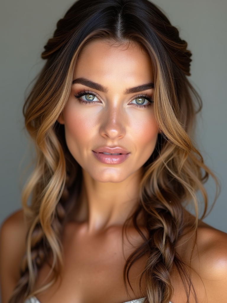 effortless polished pull through braids