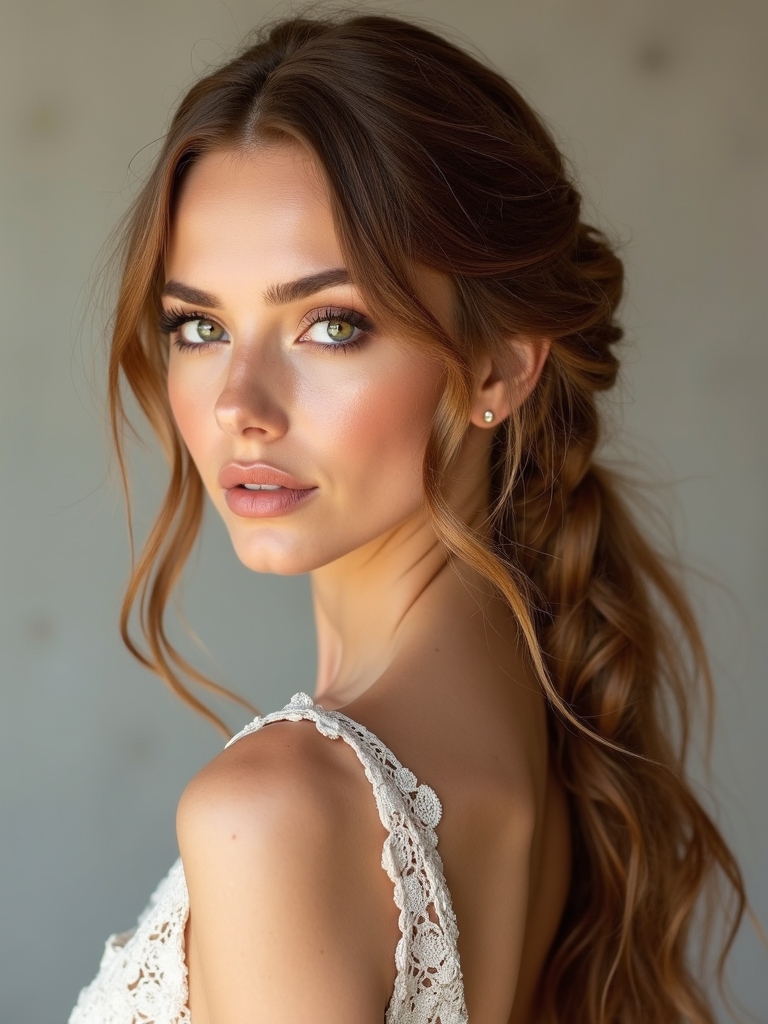 effortless romantic boho braids