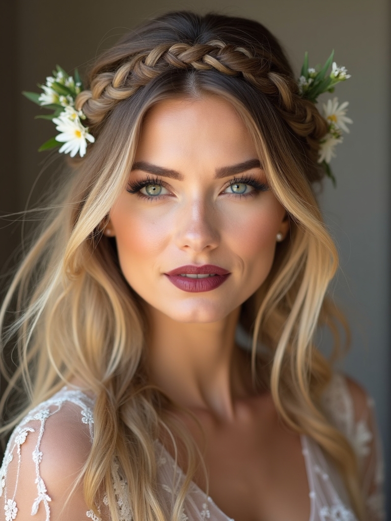 effortless romantic braided beauty