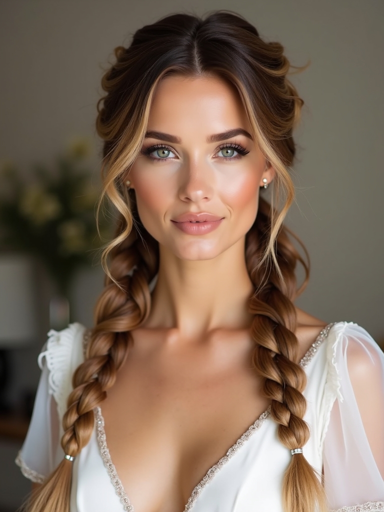 effortless romantic braided hairstyles