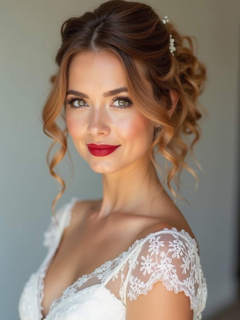 effortless romantic curly hairstyles