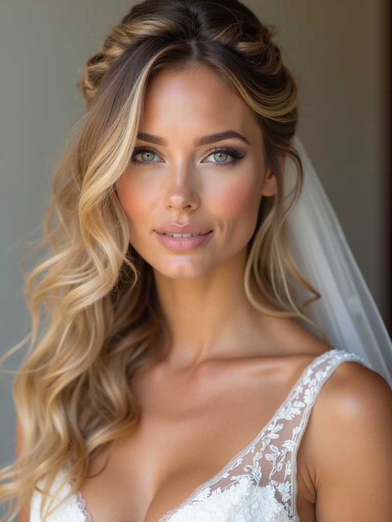 effortless romantic hairstyle combinations