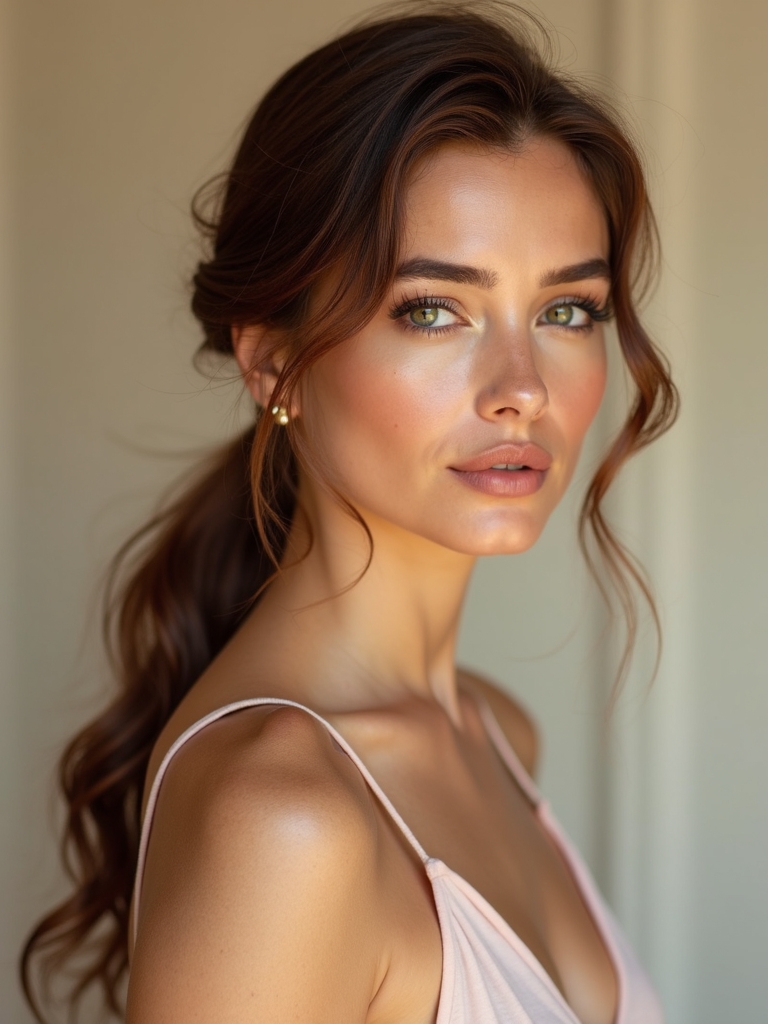 effortless romantic low pony