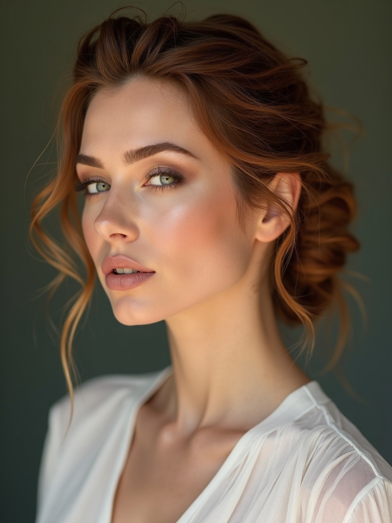 effortless romantic side buns