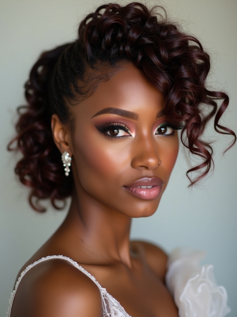effortless romantic updo ideas