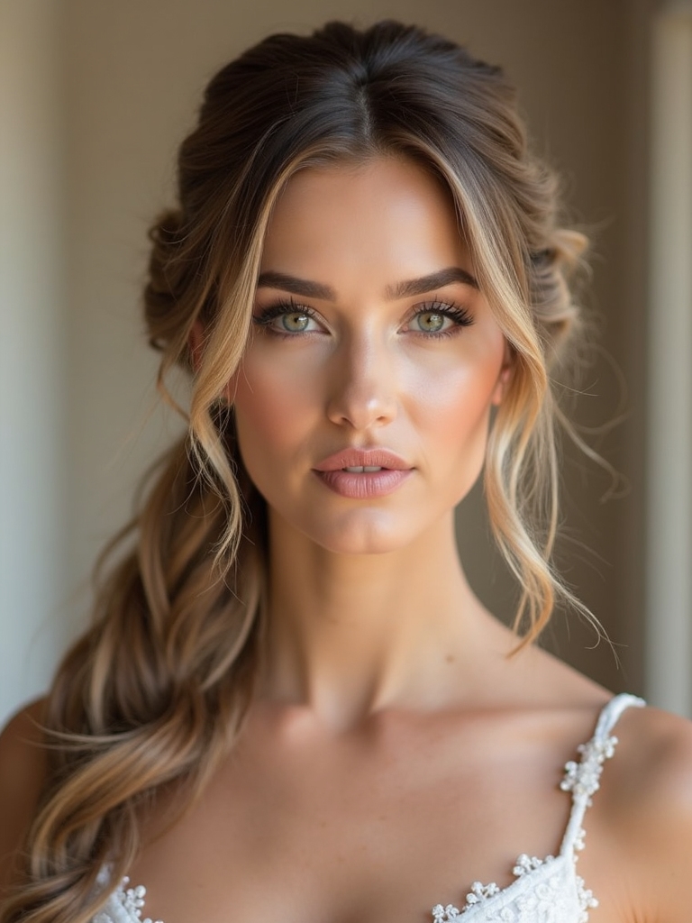 effortless romantic wedding hairstyles
