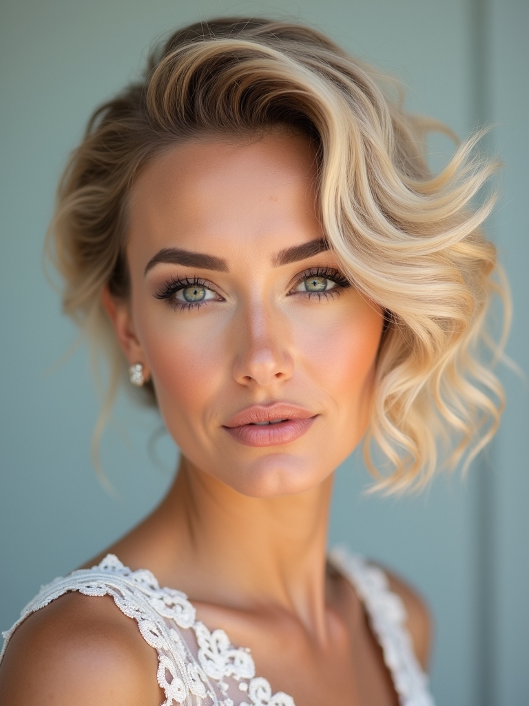 effortless textured bridal hairstyles