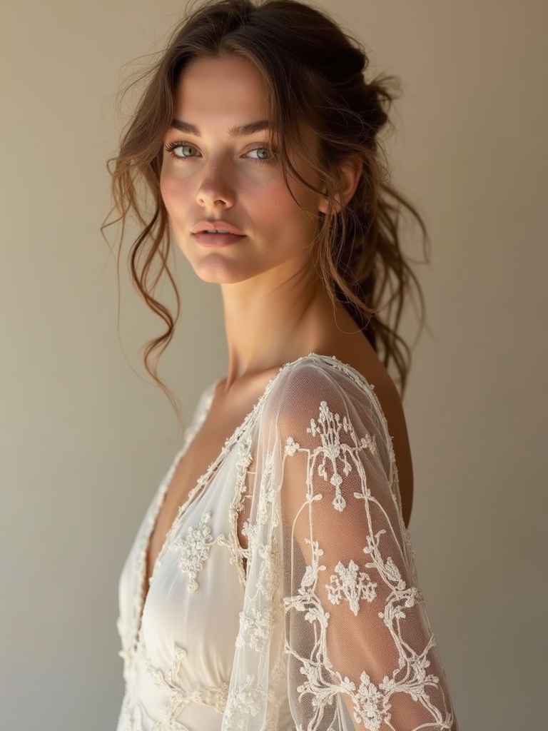 effortless textured romantic elegance