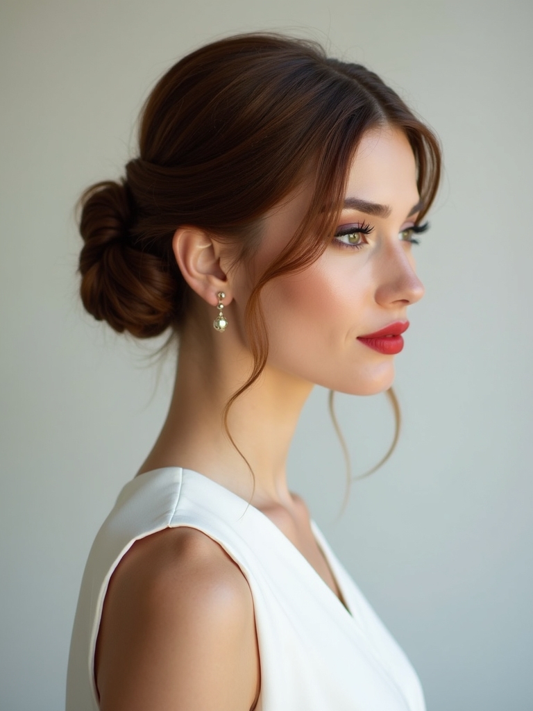 effortlessly chic bridal hairstyle