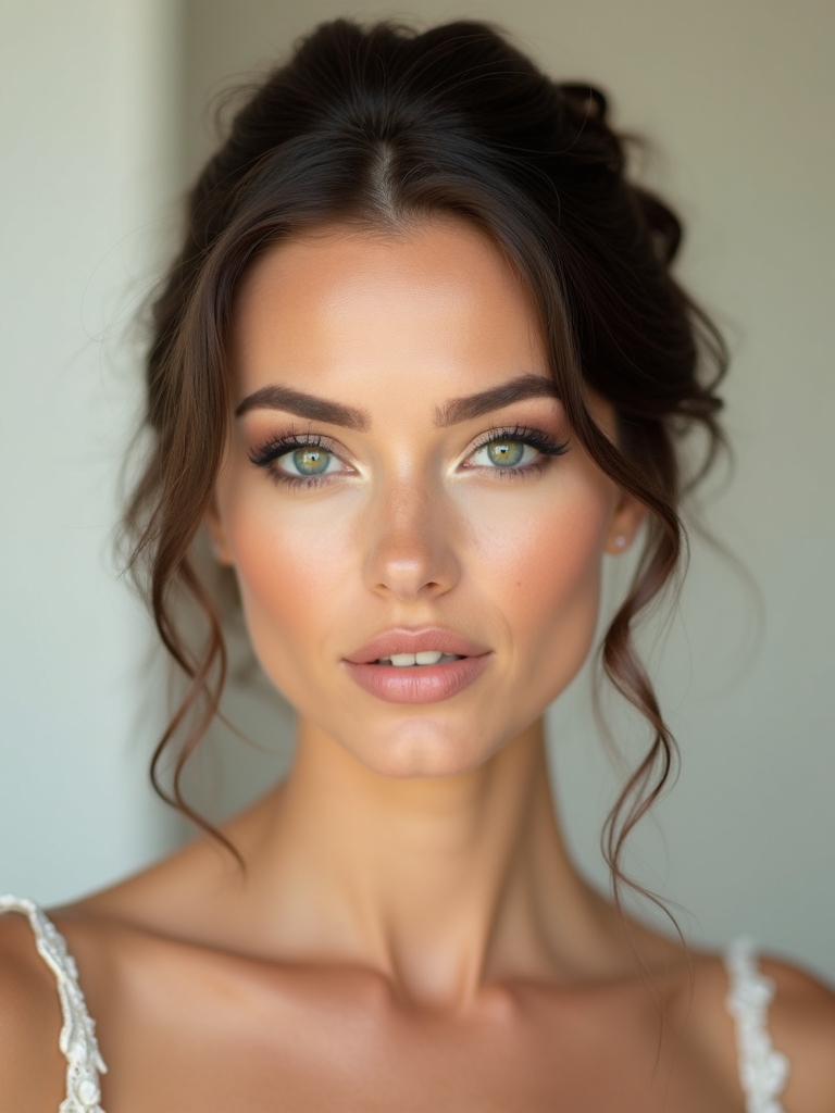 effortlessly chic green eyes