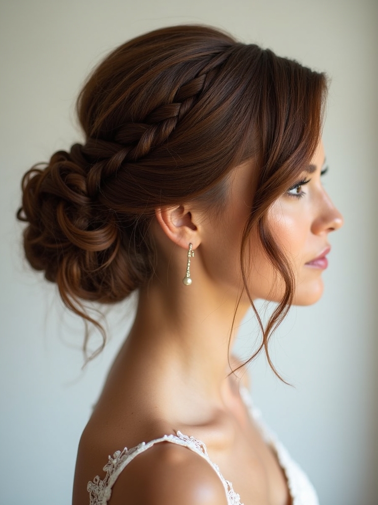 elegant ballroom bridal updos