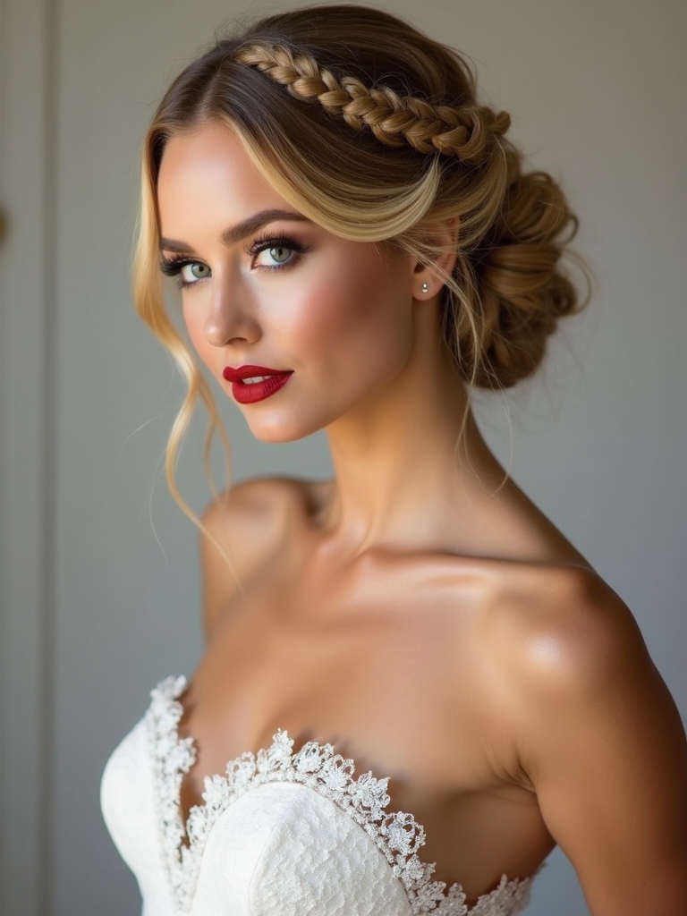 elegant braided bridal styles