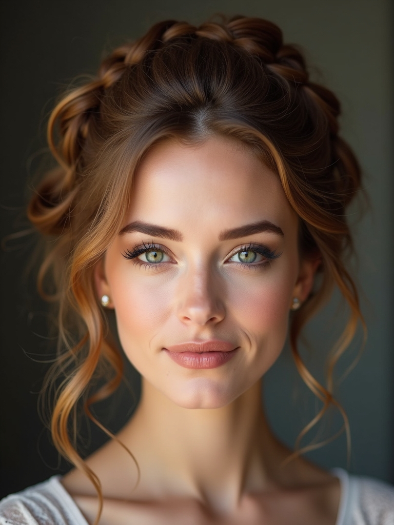 elegant braided updos enhance