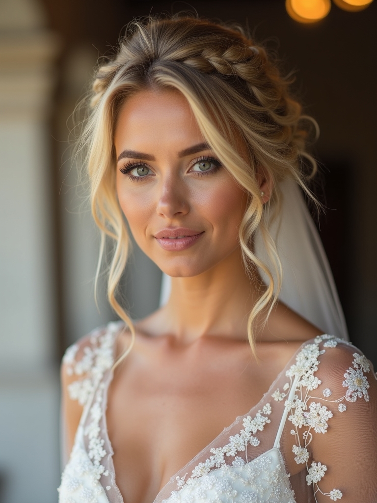 elegant braided updos
