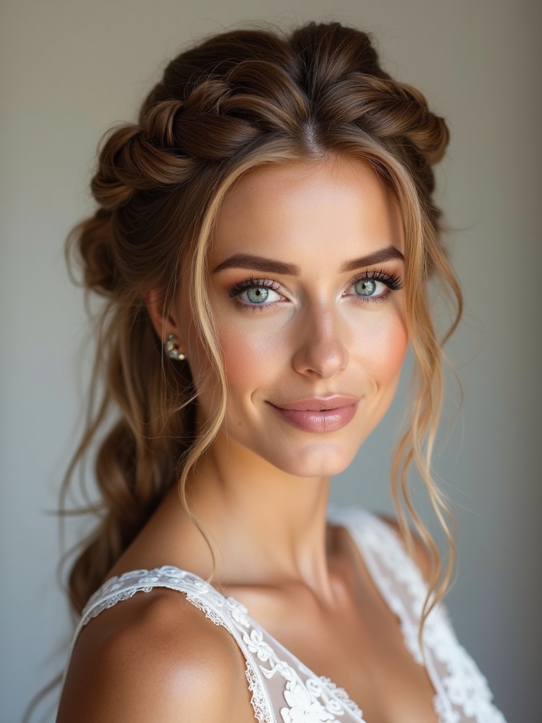 elegant braids for weddings