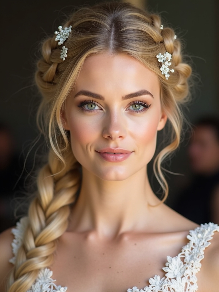 elegant bridal braid styles